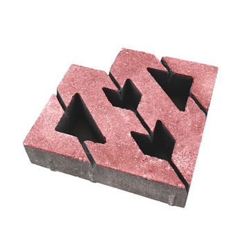 Płyta ażurowa - ażurowiec 36x36x8 czerwień