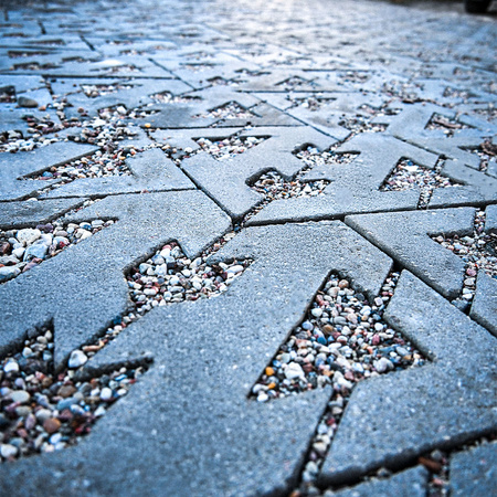 Płyta ażurowa - ażurowiec 36x36x8 szary