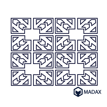 Płyta ażurowa - ażurowiec 36x36x8 szary