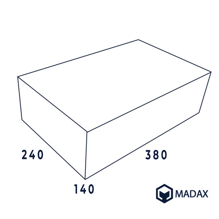 Bloczek betonowy 14x24x38