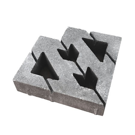 Płyta ażurowa - ażurowiec 36x36x8 szary