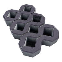 Płyta ażurowa EKO - MEBA 60x40x10 grafitowa